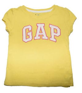 GAP T-Shirt Yellow