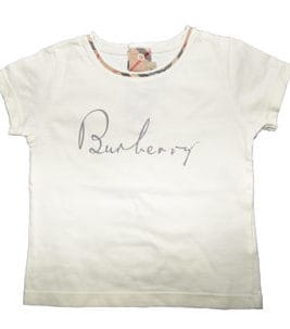 BURBERRY T-Shirt White Check